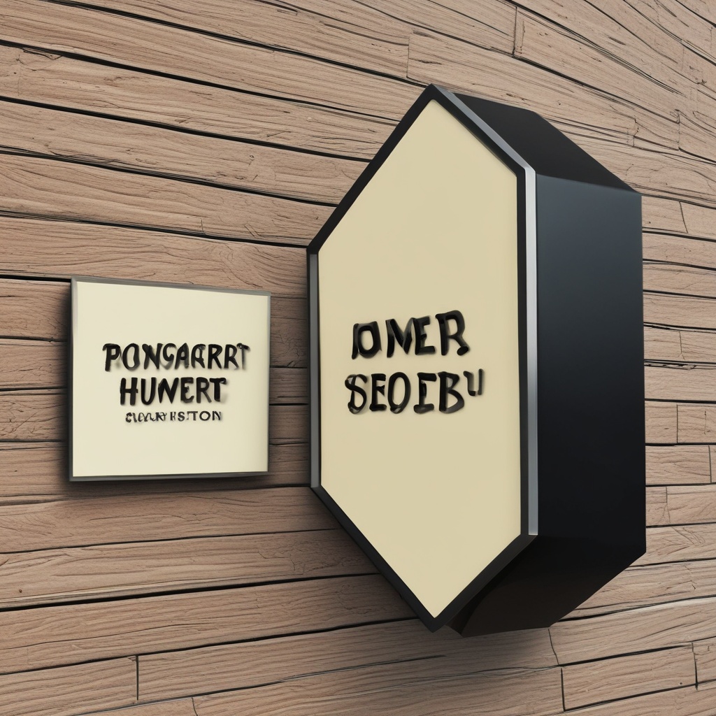 Modern custom signboard example